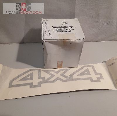 Adesivo 4x4 posteriore - 4x4,