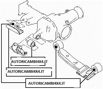 Kit supporti differenziale - supporti,